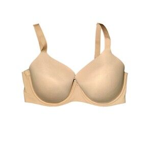 Aerie Smoothez 34E Underwire Full Coverage Lightly Lined Bra Beige Skint…